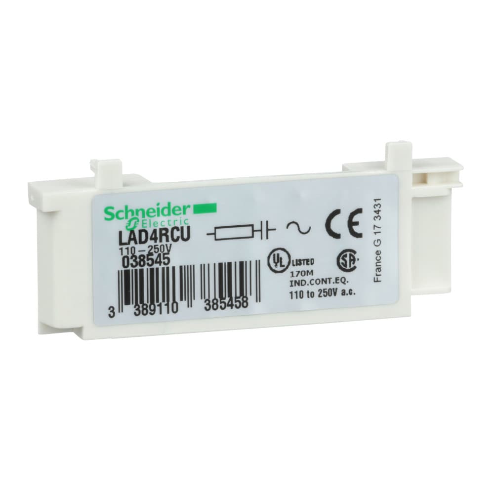 SE Contactors D Telemecanique Модуль ограничения коммутационных перенапряжений RC АС110…240В LAD4RCU