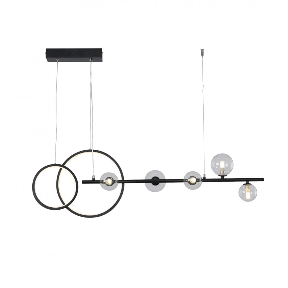 Kink Light 09408-5,19 Люстра Иона черный w100*22 h120 G9 25W+Led 22W (4000K) (Led лампы в комплекте 4000К)