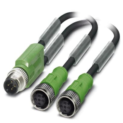 Phoenix Contact SAC-3P-M12Y/2X0,6-PUR/M12FS B Кабель для датчика / исполнительного элемента 1668962