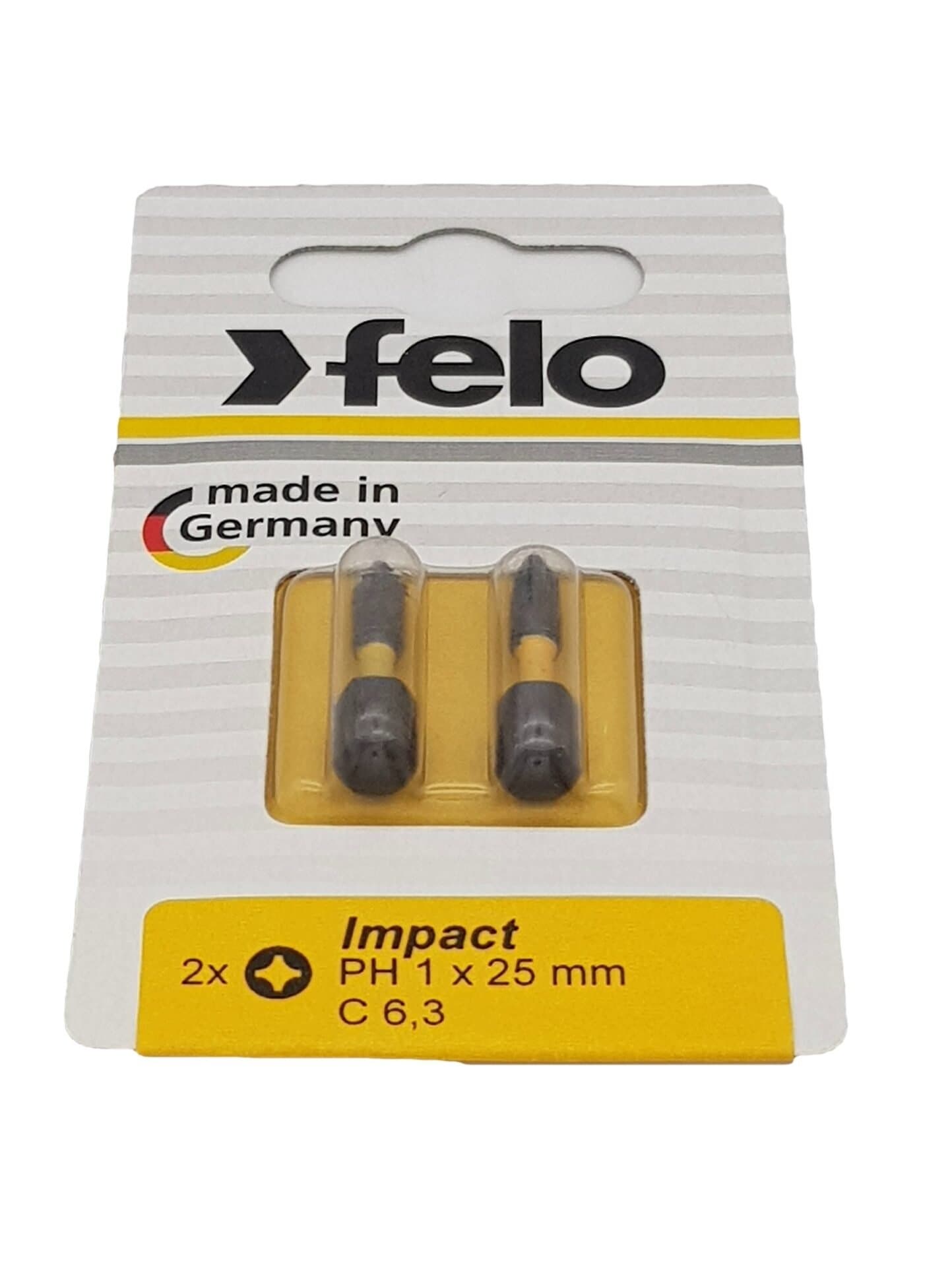 Felo Бита крестовая ударная серия Impact PH 1X25,2 шт 02201241 — миниатюра 2