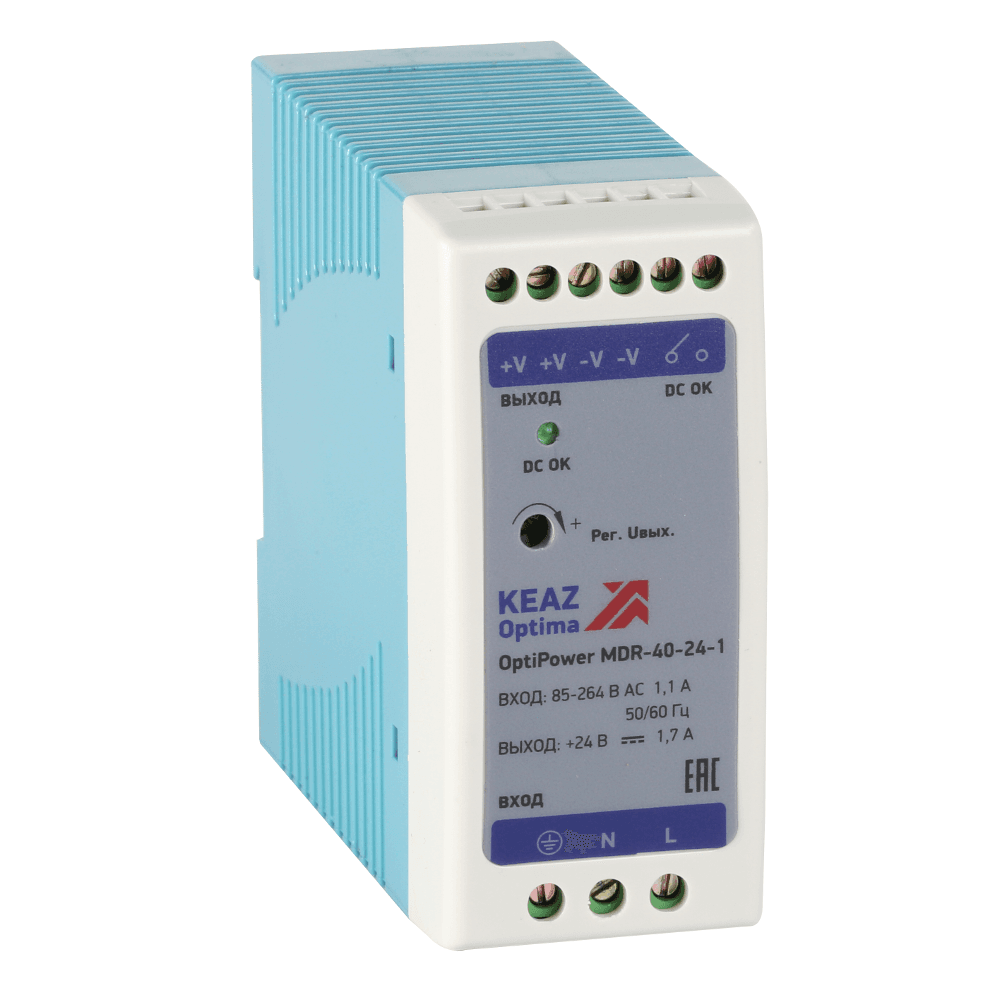 КЭАЗ Блок питания OptiPower MDR-40-24-1