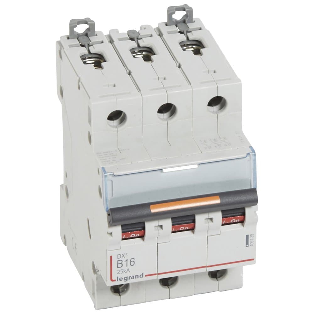 Legrand DX3 Автоматический выключатель 3P 16A (B) 25kA 409729