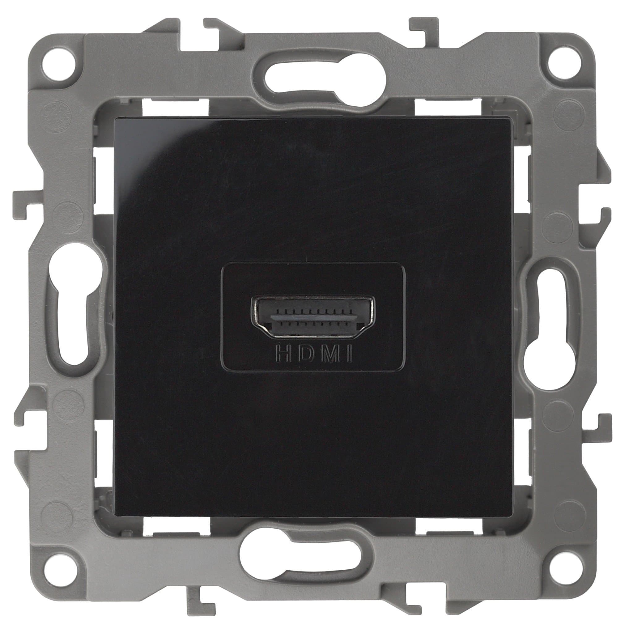 ЭРА 12-3114-06 Чёрный Розетка HDMI, IP20, 12