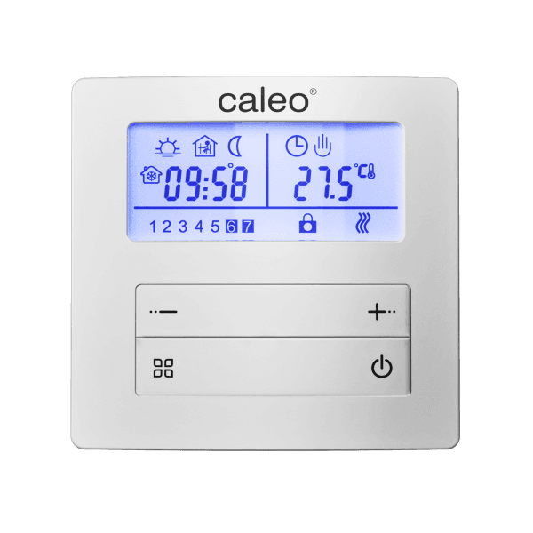 Терморегулятор CALEO C950, накладной, цифровой, программируемый, 3,5 кВт — миниатюра 1
