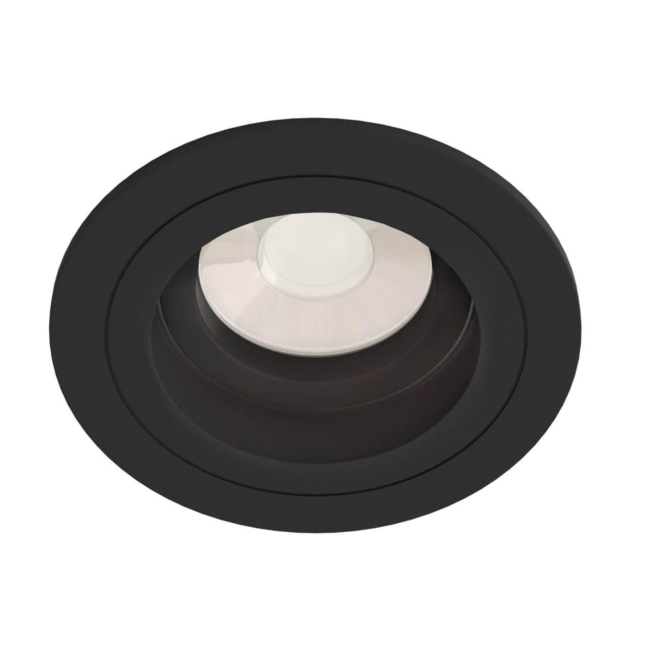 Maytoni Technical Akron Черный Встраиваемый светильник GU10 50W DL025-2-01B — миниатюра 10