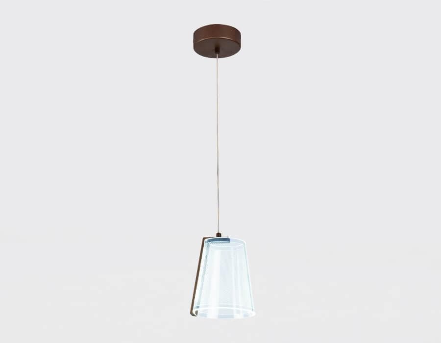 Ambrella Подвесной светодиодный светильник AK4113 CF кофе 19W D150*980 (Без ПДУ) — миниатюра 3