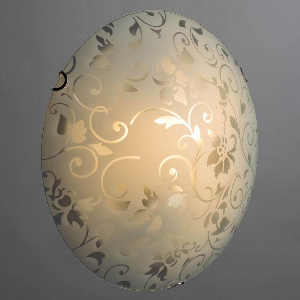 Arte Lamp Ornament Хром/Белая Тарелка 60W E27 A4120PL-3CC — миниатюра 3