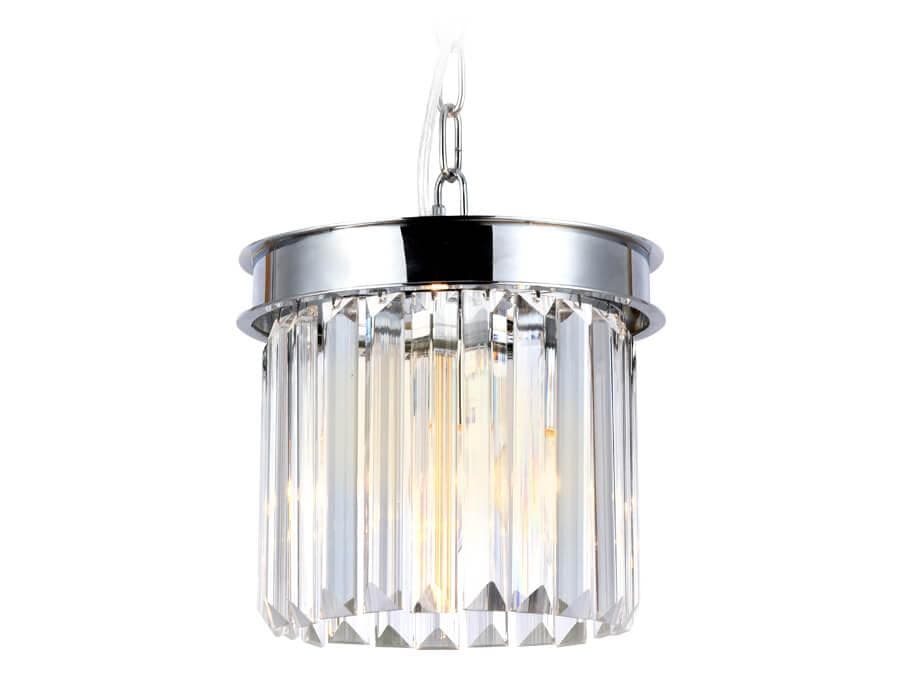 Ambrella Подвесной светильник с хрусталем TR5101 CH/CL хром/прозрачный E14 max 40W D200*575 — миниатюра 2