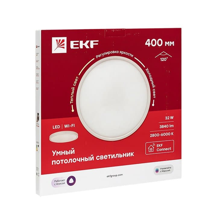EKF Connect Умный потолочный светильник 400 мм — миниатюра 1
