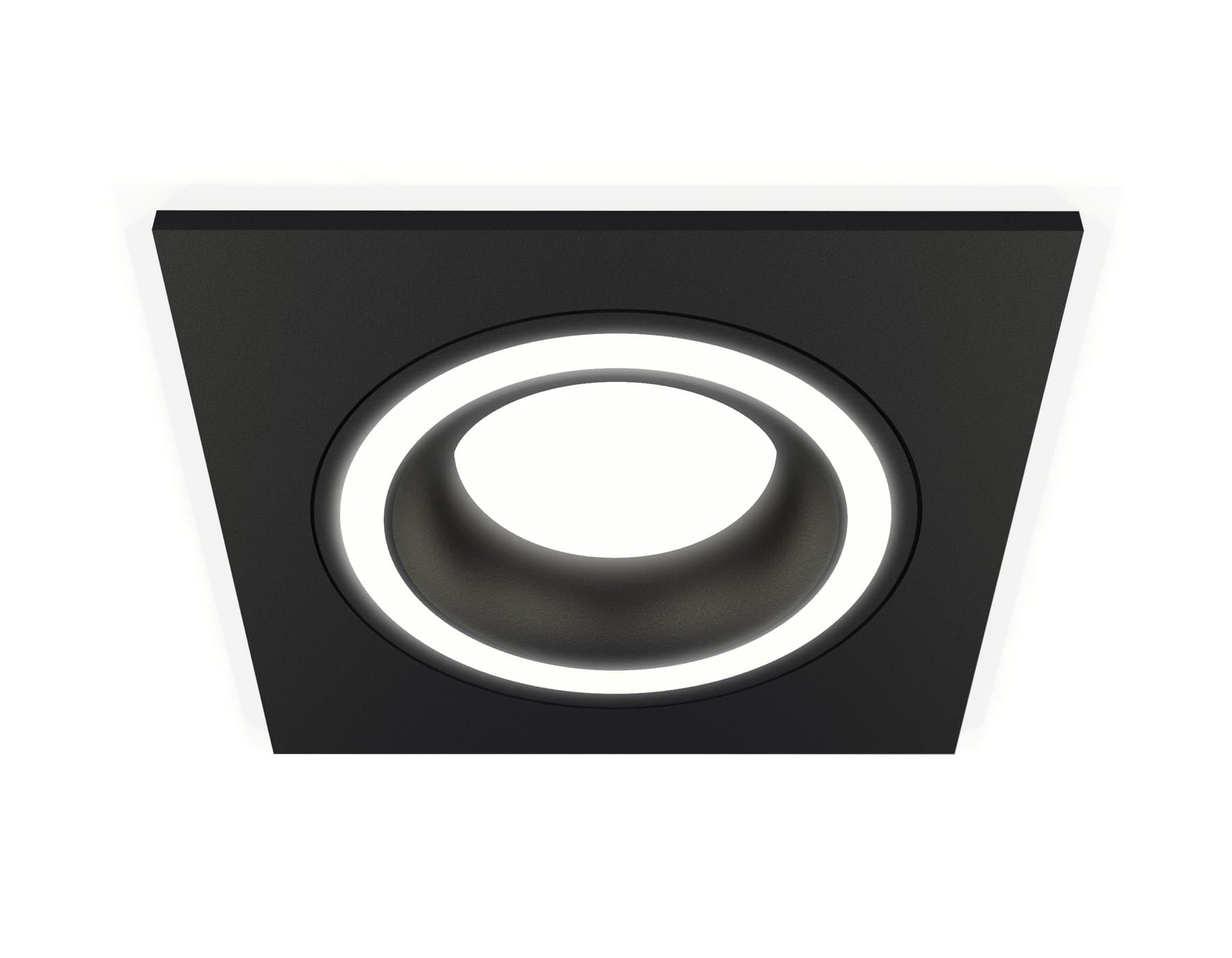 Ambrella Комплект встраиваемого светильника XC7632040 SBK черный песок MR16 GU5.3 (C7632, N7111) — миниатюра 1