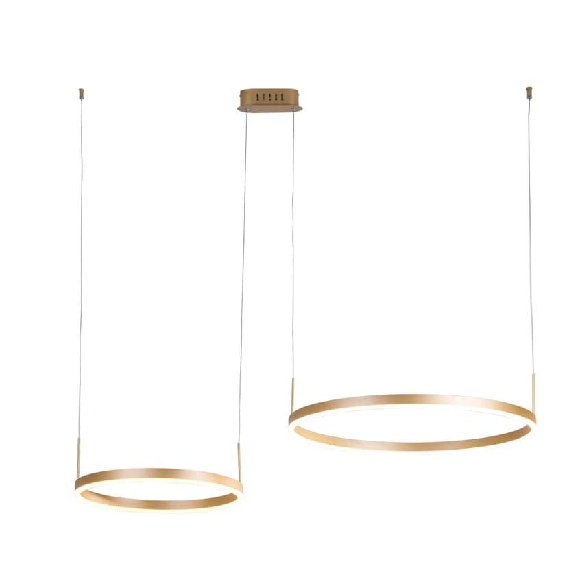 Kink Light 08219,33P Подвес Тор матовое золото w90*60 (d40+60) h110 Led 60W (3000K)