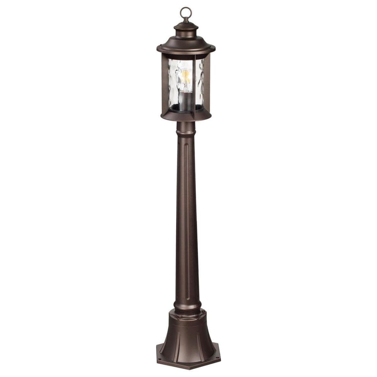 Odeon Light 4961/1F NATURE ODL22 577 темно-коричневый/стекло Ландшафтный светильник 107см E27 1*60W IP44 MAVRET