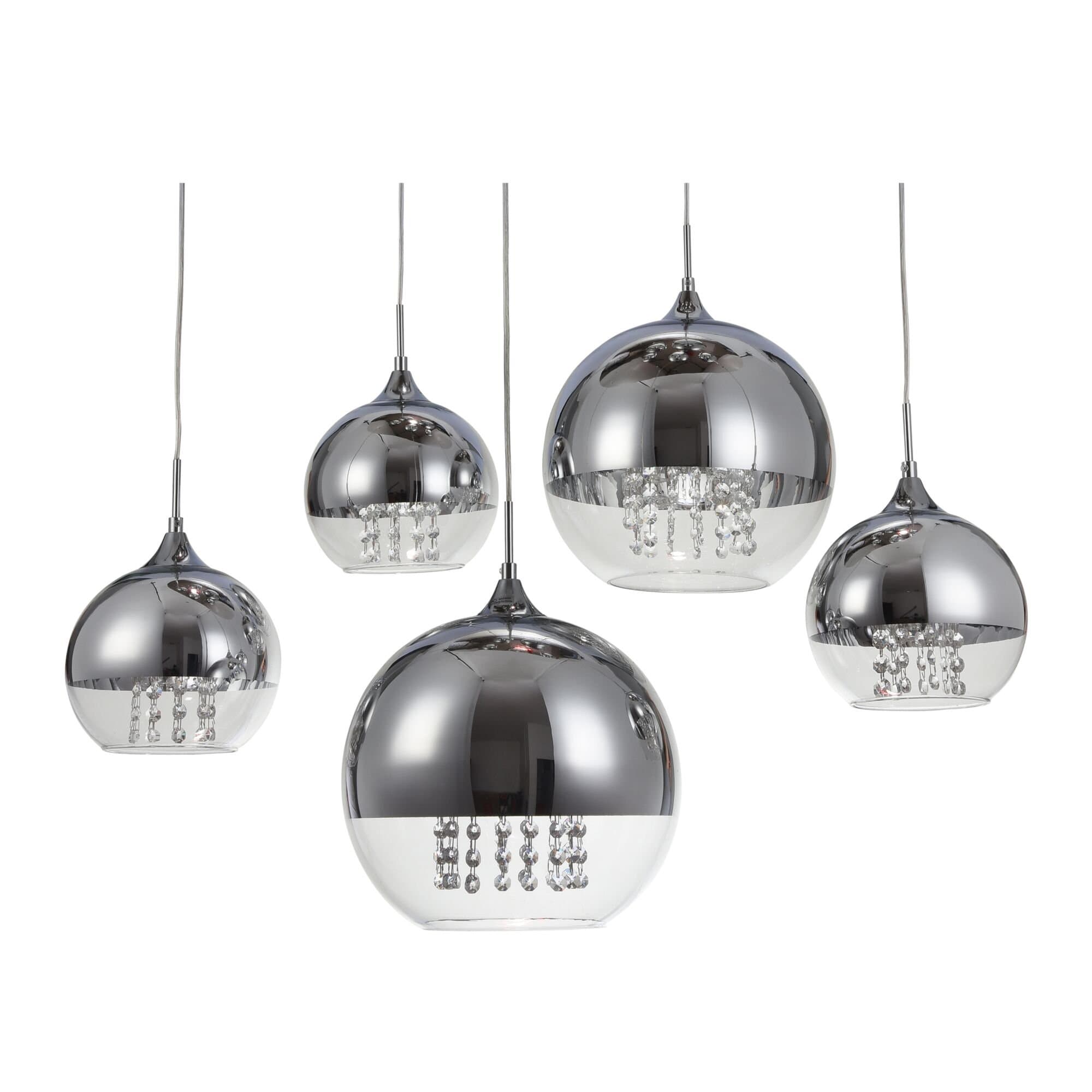 Maytoni Pendant Fermi Никель Подвес 5xE27 60W P140-PL-170-5-N — миниатюра 7