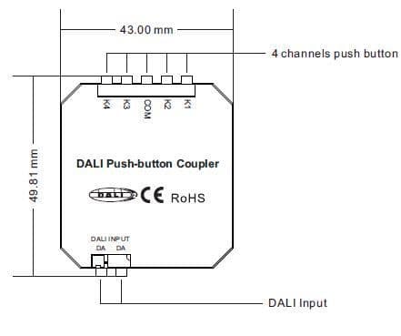 Arlight INTELLIGENT Конвертер DALI-309-4-D2-IN (DALI-BUS, Free purpose) (INTELLIGENT Пластик) 032882 — миниатюра 3