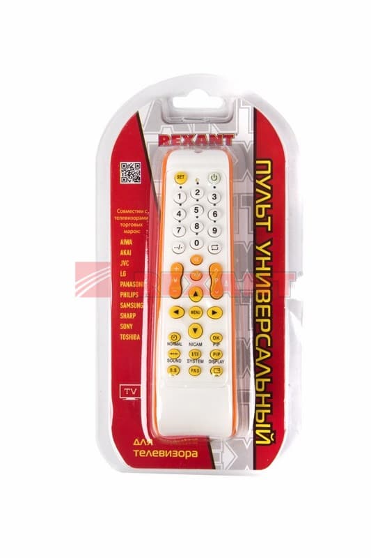 Пульт универсальный для телевизора RX-952 Rexant 38-0005 — миниатюра 2