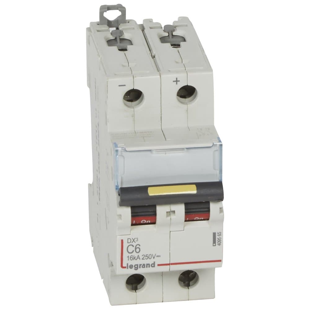 Legrand DX3 DC Автоматический выключатель 2P 6A (С) 10/16kA 409565