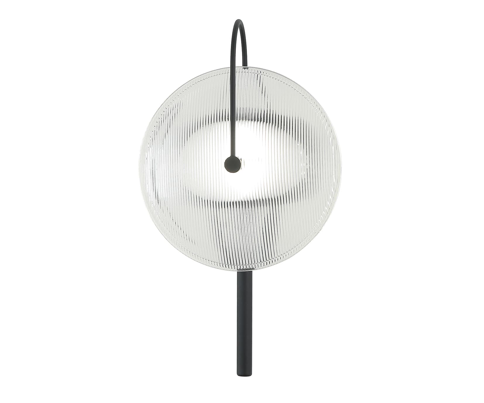 Kink Light 08439,19(21) Настенный светильник Мелисса черный/дымчатый d25 h44 Led 8W (4000K)