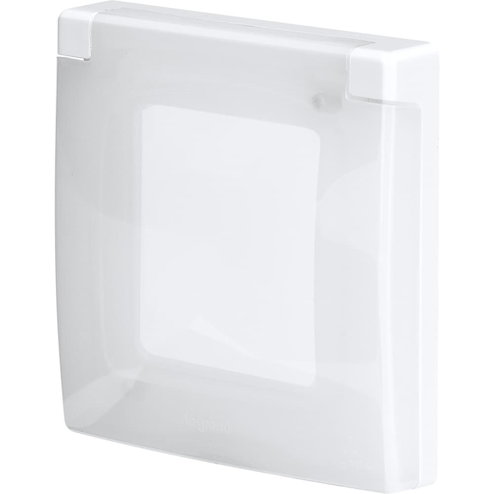 Legrand INSPIRIA Белый Рамка с защитной крышкой IP 44 673920 — миниатюра 3