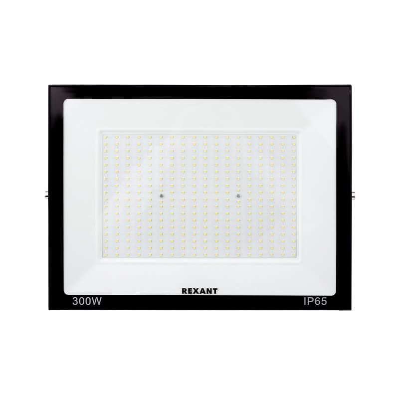 Прожектор LED 300 w 24000 Лм 6500 K черный корпус Rexant 605-030