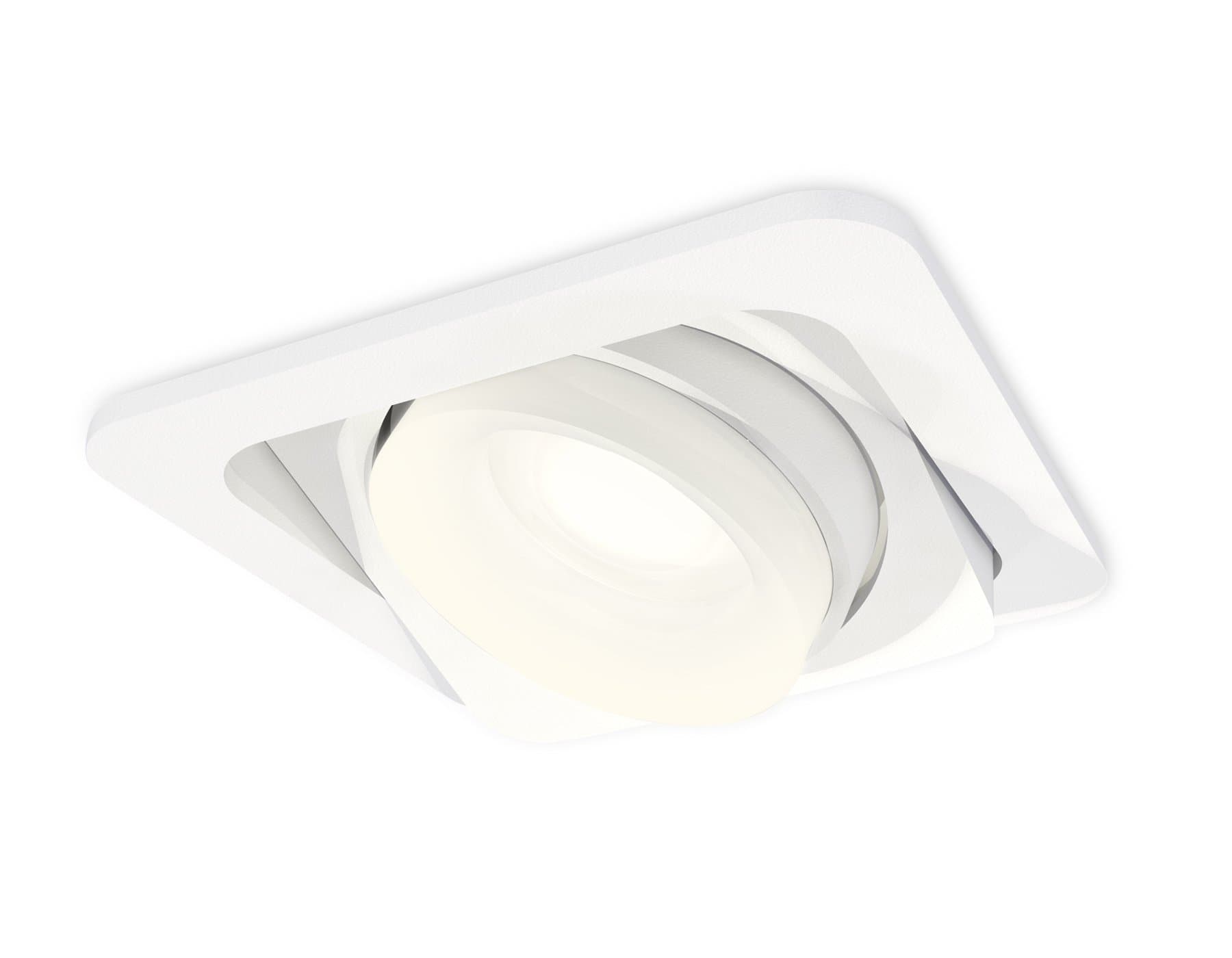 Ambrella Комплект встраиваемого поворотного светильника XC7658084 SWH/FR белый песок/белый матовый MR16 GU5.3 (C7658, N7165)