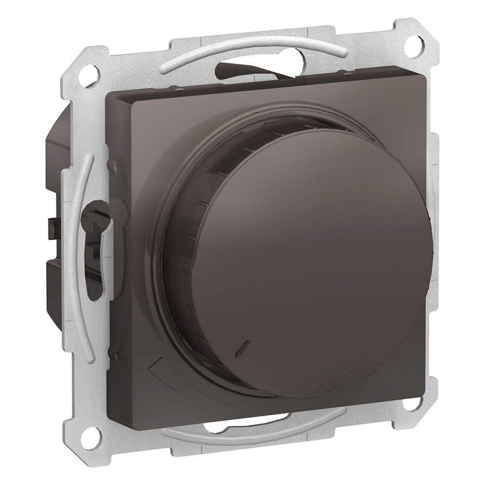 Schneider Electric AtlasDesign Мокко Светорегулятор (диммер) поворотно-нажимной, 315Вт, мех.