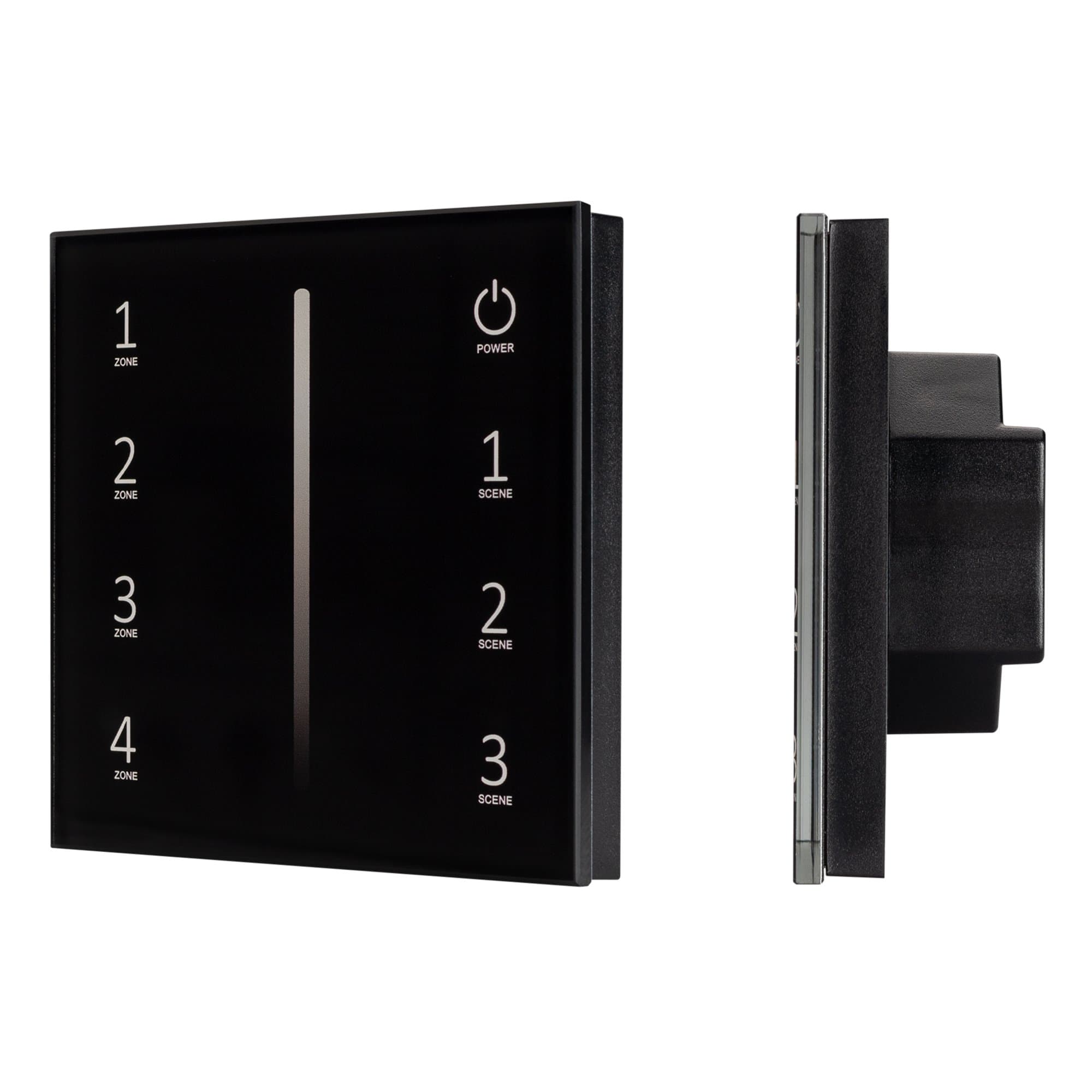 Arlight Панель SMART-P34-DIM-IN Black (230V, 0-10V, Sens, 2.4G) (IP20 Пластик, 5 лет) 028112 — миниатюра 1