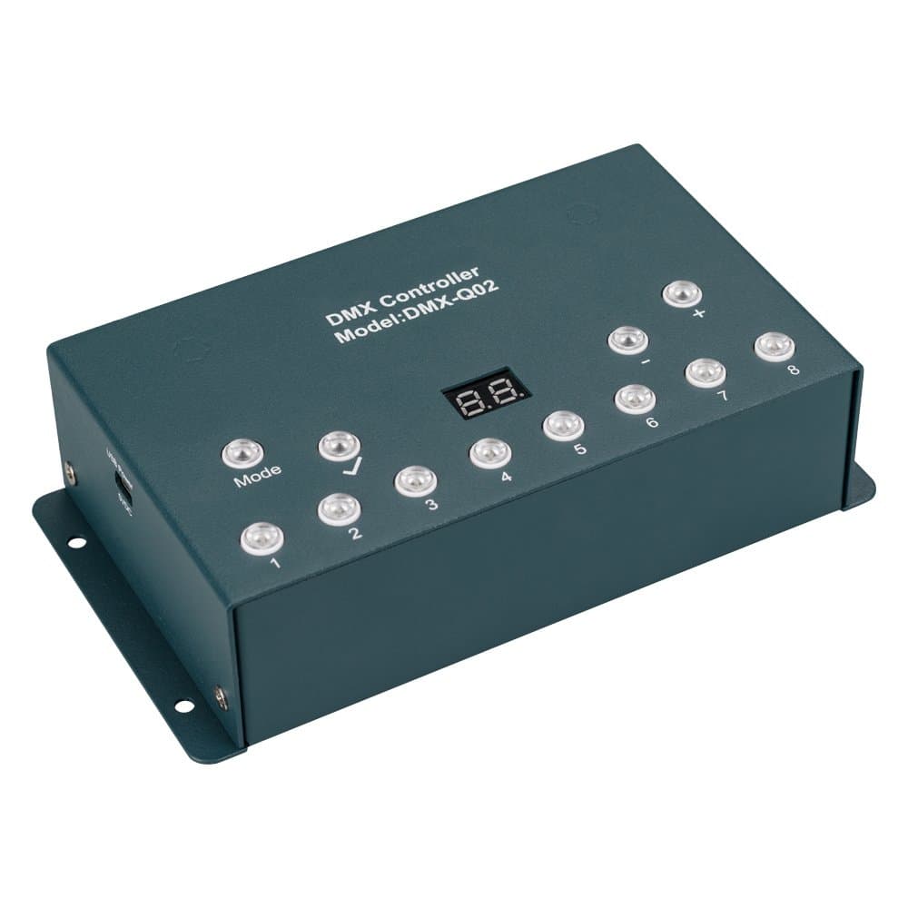 Arlight Контроллер DMX-Q02A (USB, 512 каналов, ПДУ 18кн) (IP20 Металл, 1 год) 023739 — миниатюра 3
