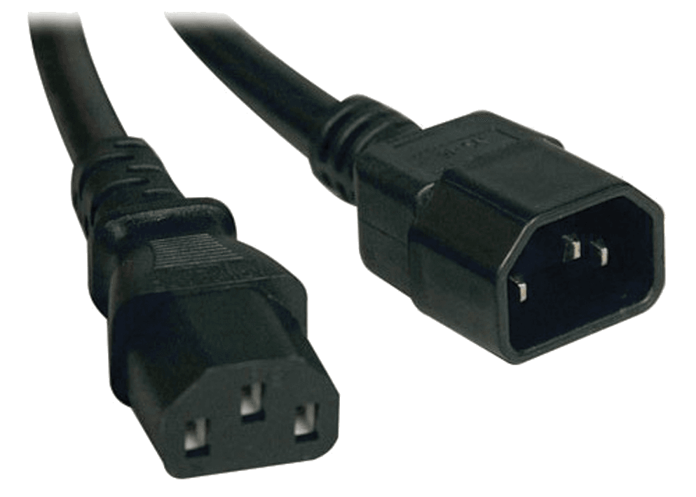 IEK ITK Кабель электропитания PDU 3х1,5 1М с разъёмами С19-C20 PC-C19C20-1M — миниатюра 2