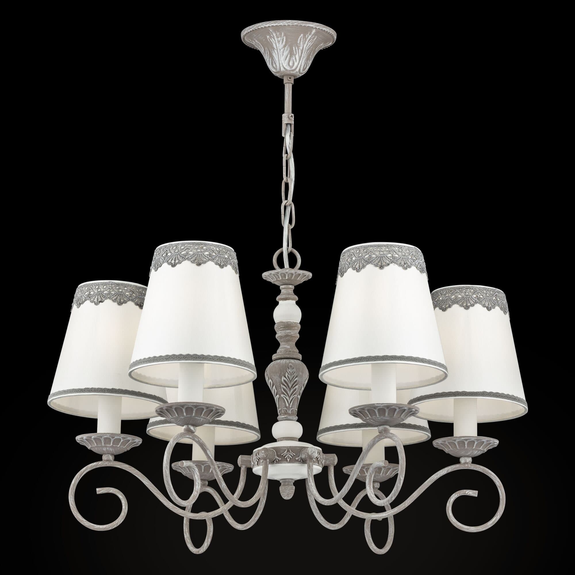 Maytoni Elegant Bouquet Серый Люстра 6xE14 40W ARM023-06-S — миниатюра 4
