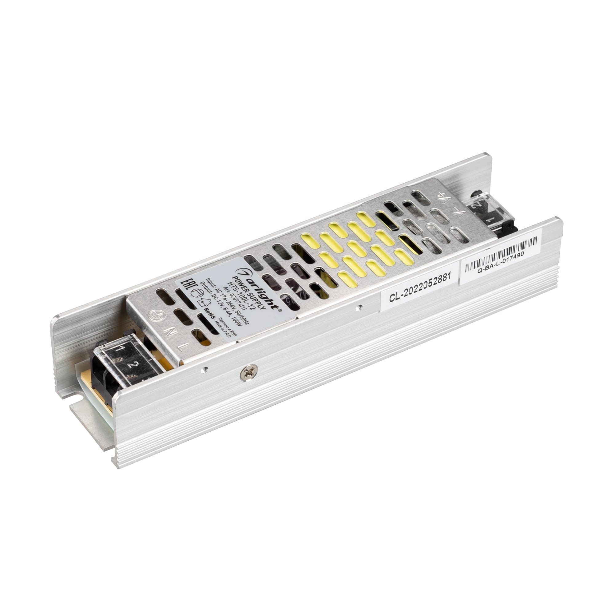 Arlight Блок питания HTS-100L-12 (12V, 8.4A, 100W) (IP20 Сетка, 3 года) 020974(1) — миниатюра 1