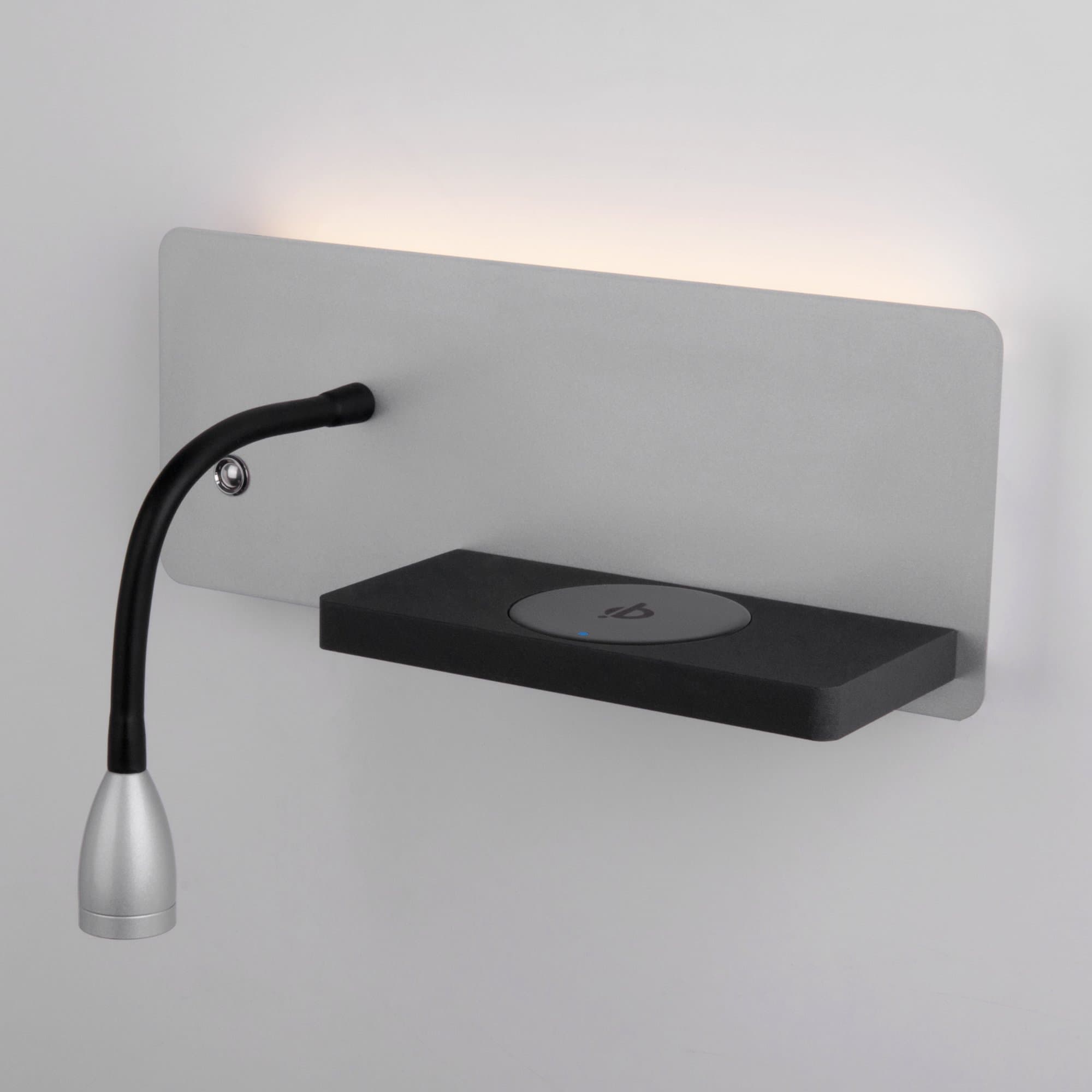 Elektrostandard MRL LED 1112 / Светильник настенный светодиодный Kofro R серебро/чёрный a053078