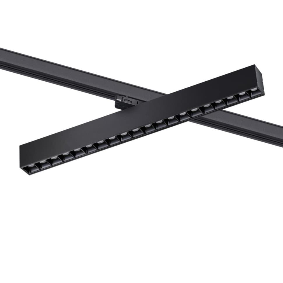 Novotech 358863 PORT NT22 черный Светильник трехфазный трековый светодиодный IP20 LED 4000K 30W 220V ITER