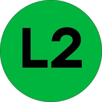 EKF PROxima Наклейка "L2" d=20мм — миниатюра 1