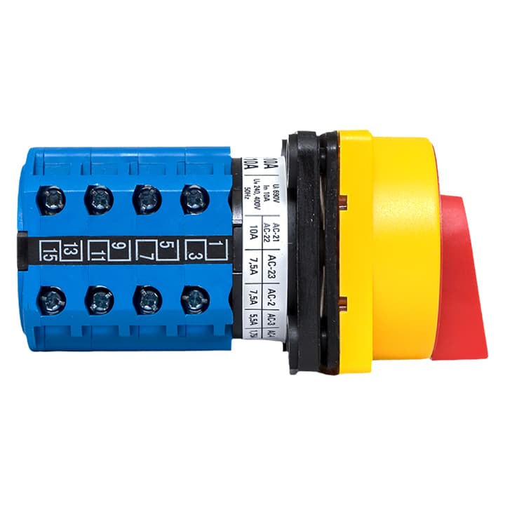 Переключатель кулачковый ПК-1-24 10А 4P "1-0-2" с блокировкой IP65 EKF PROxima — миниатюра 3