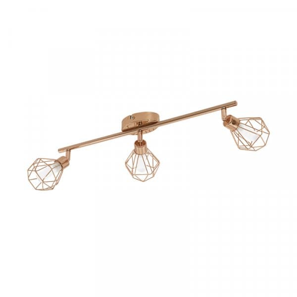 Eglo Спот LED ZAPATA, 3x2,5W(G9), L515, сталь, медь/сатиновое стекло, белый 95547 — миниатюра 1