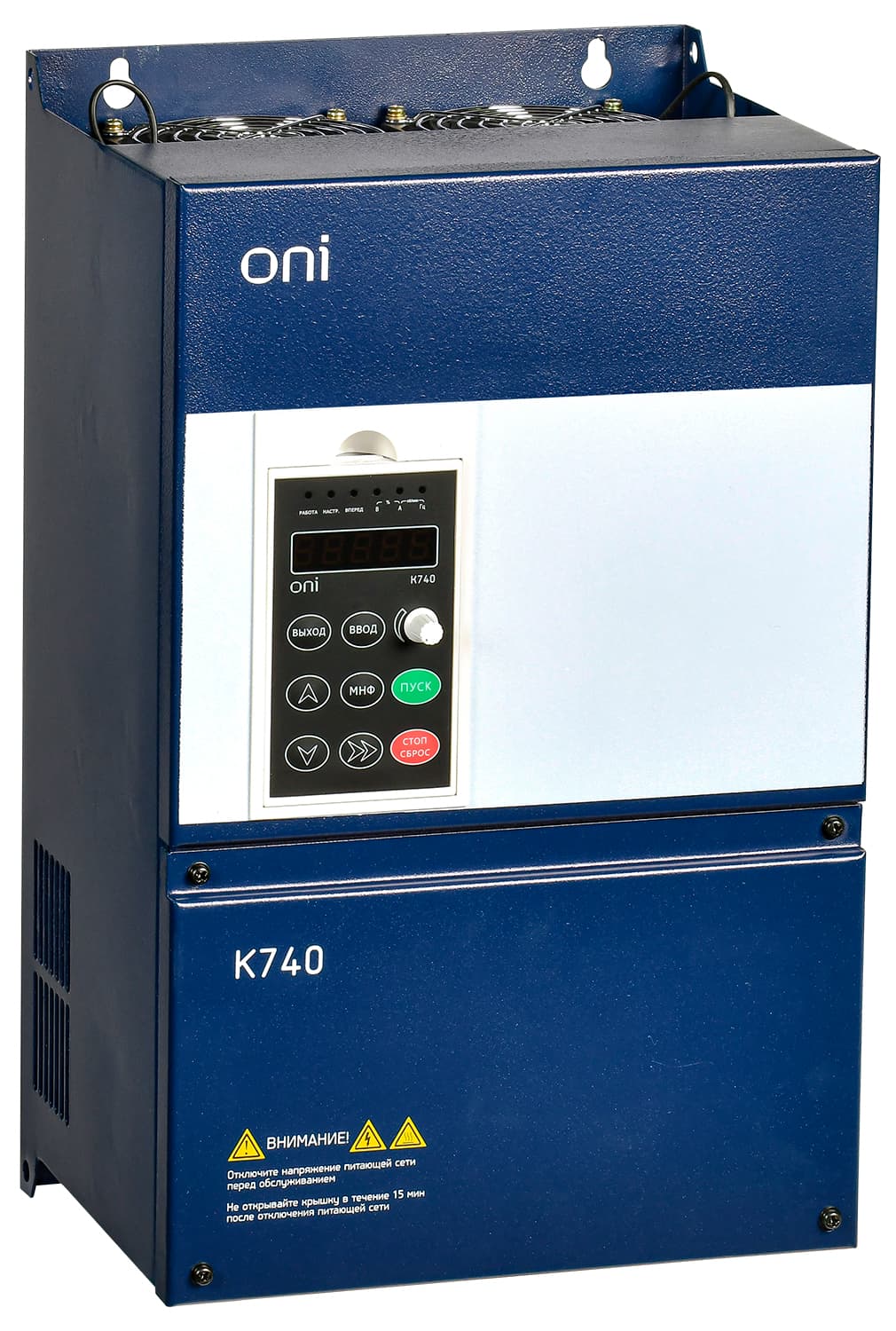 IEK  ONI ПЧ K740 380В 3Ф 15-18,5кВт 32-37А тор. ДПТ энк. Profibus