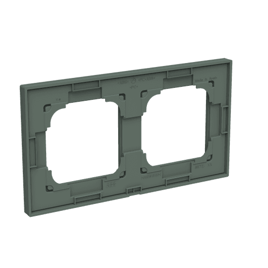 ABB SKY Комодоро Рамка 2-постовая 2CLA857200A1901 — миниатюра 3