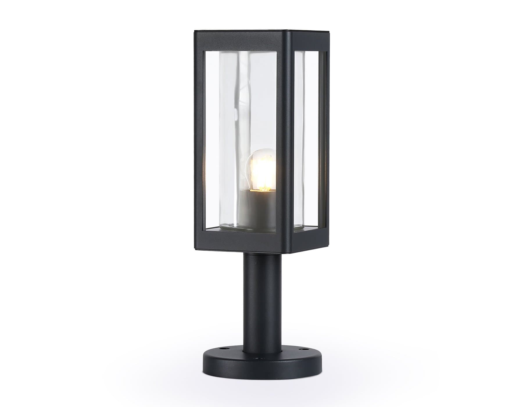 Ambrella Светильник уличный ландшафтный ST2411 BK/CL черный/прозрачный IP54 E27 max 40W 110*110*350