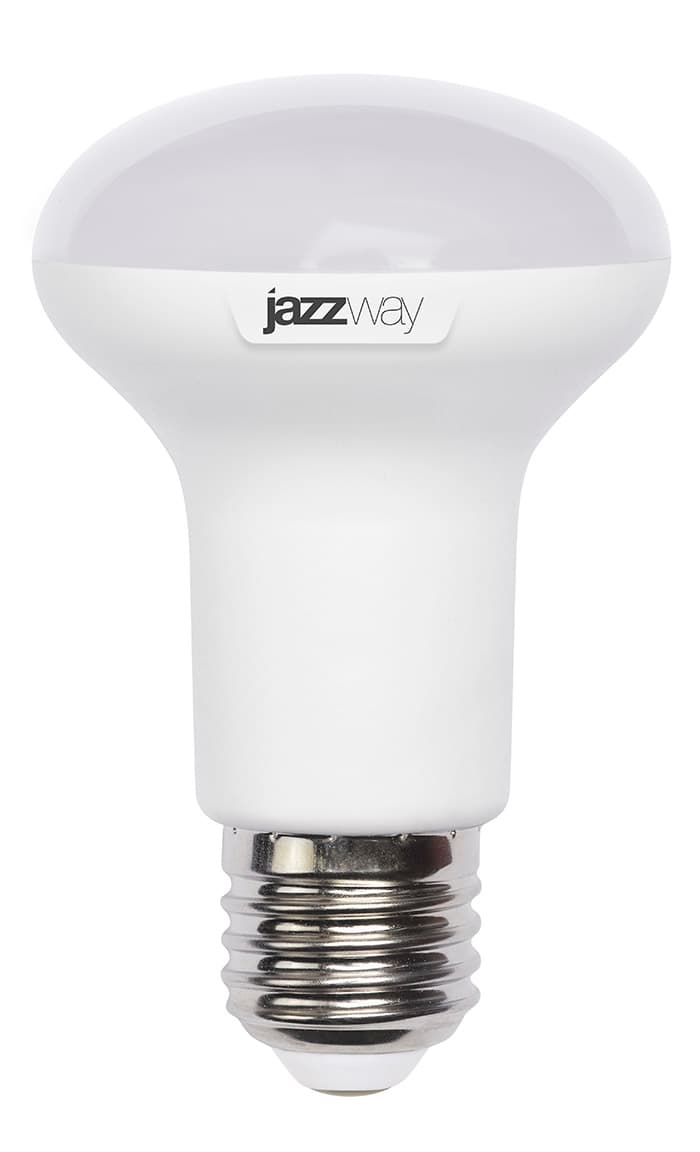Jazzway Лампа светодиодная (LED) с отражателем d63мм E27 120° 8Вт 220-240В матовая нейтральная холодно-белая 5000К .1033666