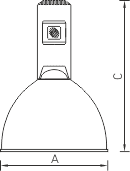 СТ HBA AL 250, IP65 (комплект) светильник — миниатюра 2