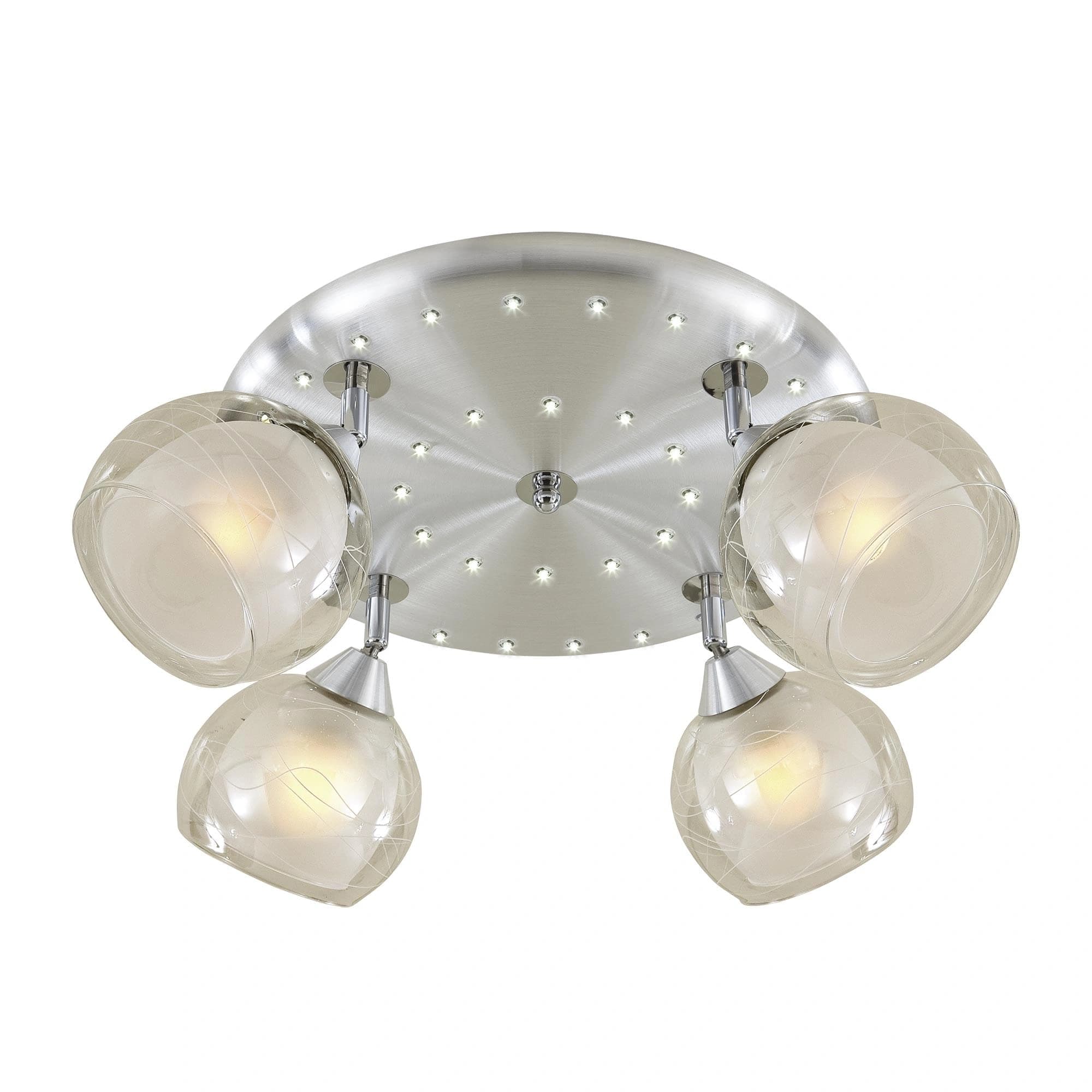 Citilux CL158142 Самба+LED Алюм+Хром Светильник Люстра