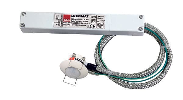 BEG Белый Мини-датчик присутствия потолочный 360°, с выносным блоком 1-10V IP20 92973 — миниатюра 1