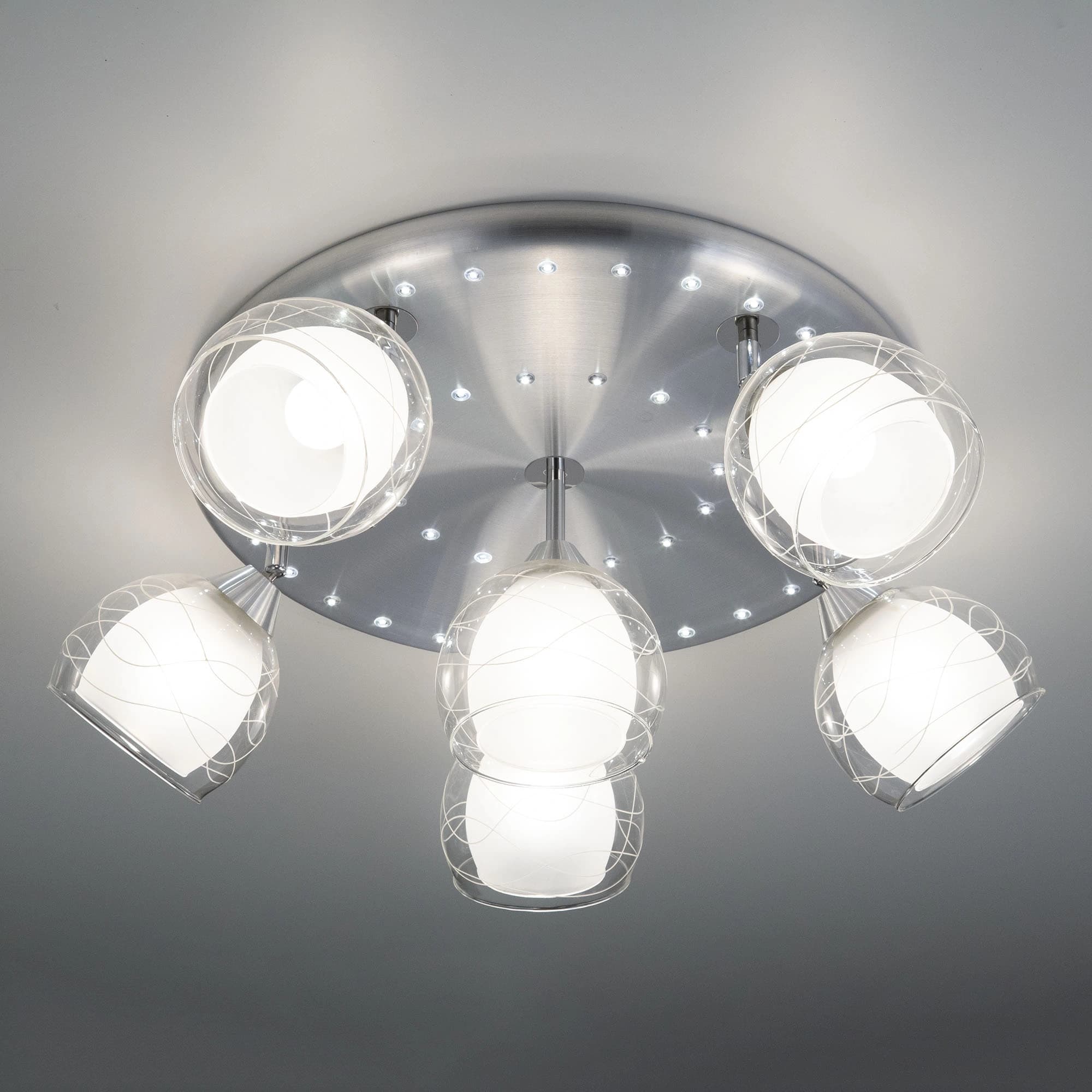Citilux CL158162 Самба+LED Алюм+Хром Светильник Люстра — миниатюра 4