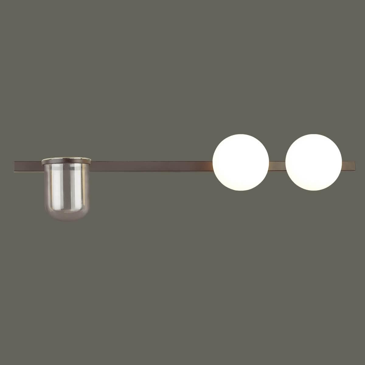 Odeon Light 4681/2W ODL20 625 черный/белый Настенный светильник E14 2*40W 220V FLOWER — миниатюра 3