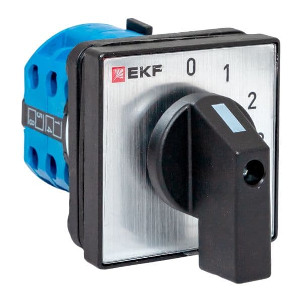 EKF Переключатель кулачковый ПК-1-101 10А 1P «0-1-2-3» IP65 — миниатюра 1
