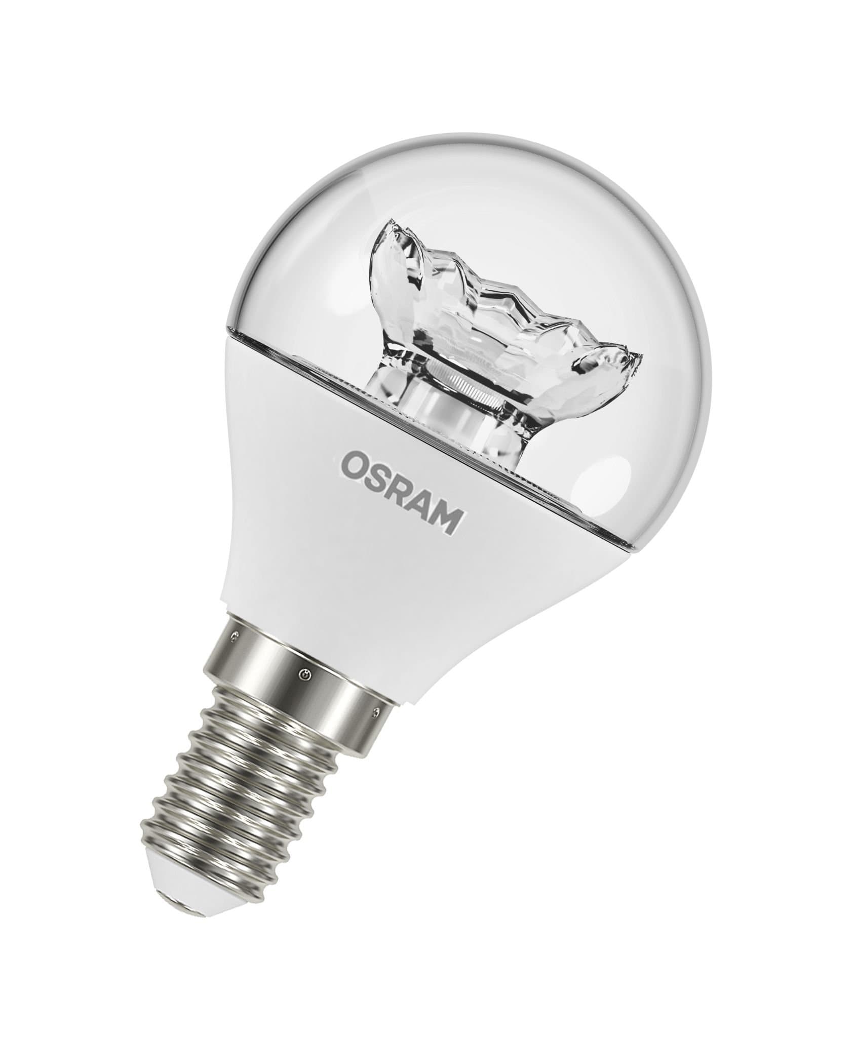 Osram Лампа LED шар прозрачный E14 5,4W 830 4052899971622 — миниатюра 3