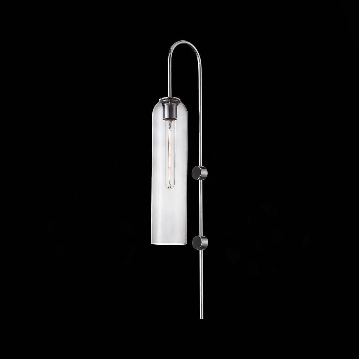 ST Luce SL1145.141.01 Светильник настенный Хром/Дымчатый E27 1*60W — миниатюра 3