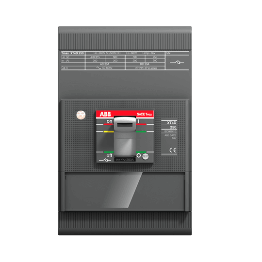 ABB Tmax XT Выключатель-разъединитель XT4D 250 3p F F 1SDA068212R1
