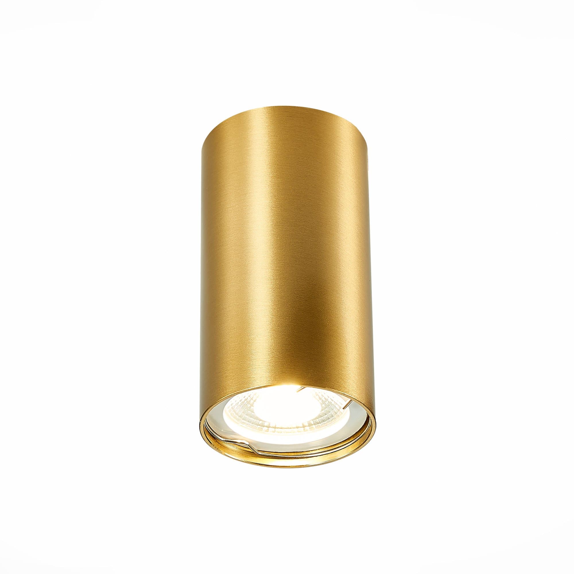 ST LUCE  ST110.207.01 Светильник потолочный Золотистый GU10 1*50W IP20 D54xH100 220V Без ламп