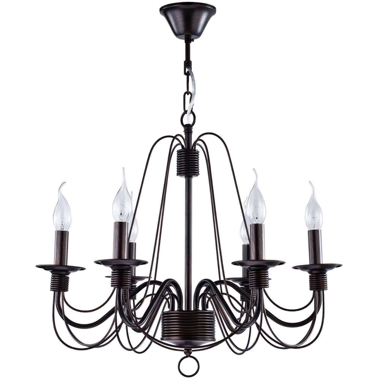 Freya Classic Velia Коричневый Люстра E14 60W FR2046-PL-06-BR